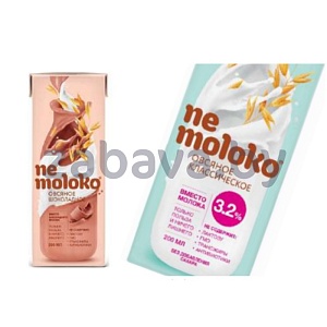 Напиток овсяный Ne moloko, 200 мл, в ассорт.