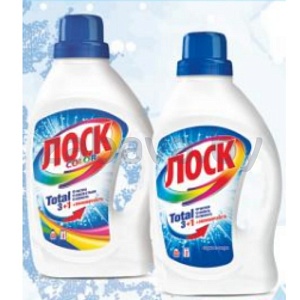 Гель для стирки «Лоск» Color Total 3в1 или «Горное озеро», 1,3 л