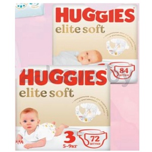Трусики Huggies Elite Soft, в ассорт.