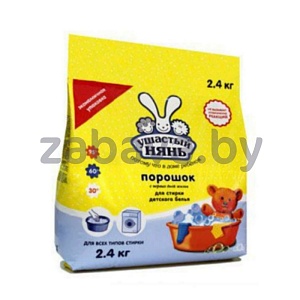Порошок стир. «Ушастый Нянь», для детск. белья, 2,4 кг