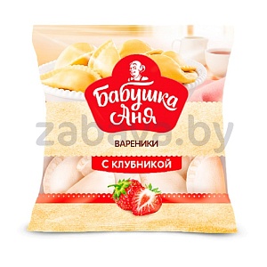 Вареники «Бабушка Аня», с клубникой, 430 г