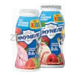 Напиток «Имунеле Kids», к/м, малин. пломбир или клубничн. морож., 100 г