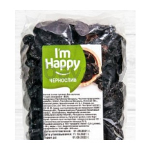 Чернослив I’m Happy, сушеный, 400 г