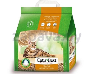 Наполнитель древесный впитывающий Cat’s Best Comfort, 4,3 кг, 10 л