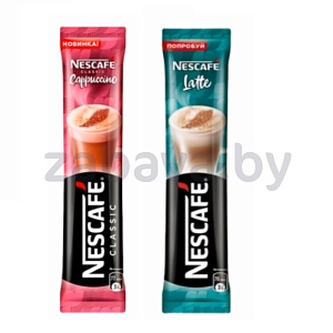 Кофейный напиток Nescafe Classic, латте/капучино, 18 г