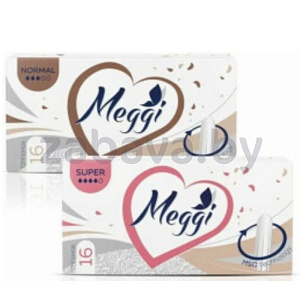 Тампоны Meggi, Normal или Super, 16 шт.