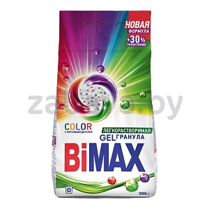 Стиральный порошок BiMax Color, 3 кг