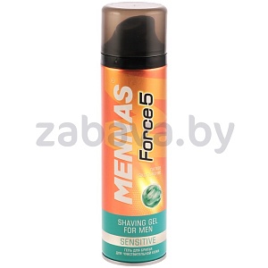 Гель для бритья Mennas Force 5, Sensitive, 200 мл