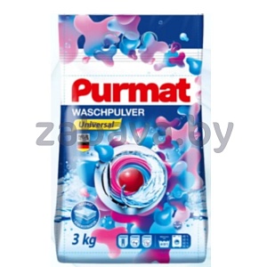 Стиральный порошок Purmat Universal, универсал, 3 кг