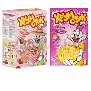 Палочки кукурузные «Хрумстик», сладкие или клубника со сливк., 120 г