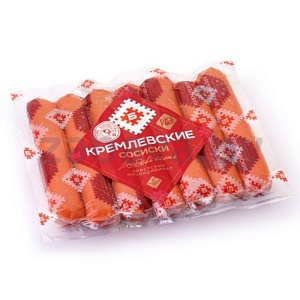 Сосиски «Кремлевские», в/с, 370 г, МК «Брестский»