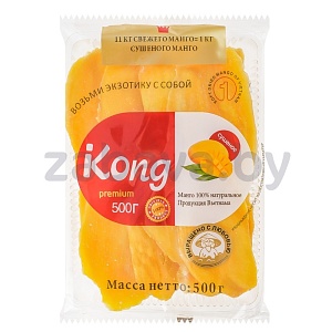 Сушеное манго iKong, 500 г