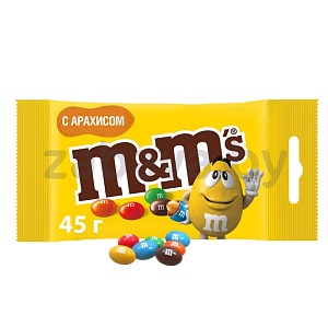 Драже M&M’s с арахисом, 45 г