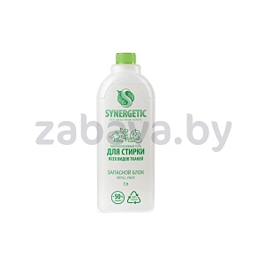 Гель для стирки Synergetic универсальный, запасной блок, 1 л