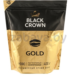 Кофе растворимый Black Crown Gold, сублим., 400 г