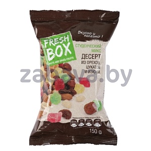 Десерт Fresh Box из орехов, цукатов и изюма, 150 г