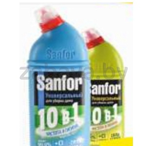 Средство чистящее Sanfor, универс., морск. бриз или лим. свеж., 1,5 л