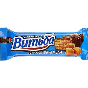 Вафельный батончик «Витьба» со вкусом карамели, 35 г