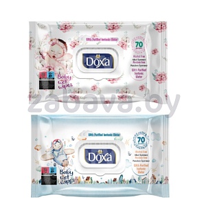 Салфетки влажные детские Doxa, 70 шт.