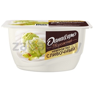 Десерт творожный «Даниссимо», фисташк. мороженое, 130 г