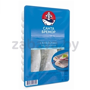 Филе сельди «Санта Бремор», «Традиционное», с/с, 240 г