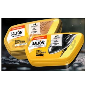 Губка для обуви Salton, для гладкой кожи, в ассорт.