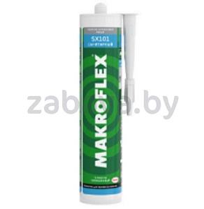 Герметик Makroflex SX 101, белый или прозрачный, 290 мл