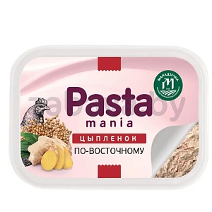 Паста мясная «Цыпленок по-восточному» Pasta Mania, «Молодечненский» МК, 150 г