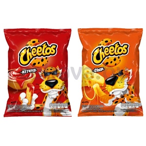Палочки кукурузные Cheetos, кетчуп/сыр, 50 г