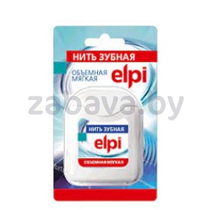 Зубная нить Elpi, объемная, мягкая, 25 г