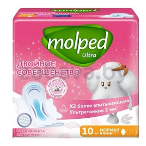 Прокладки женские Molped Ultra нормал, 10 шт.