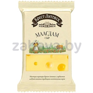 Сыр «Брест-Литовск», маасдам, 45%, 200 г