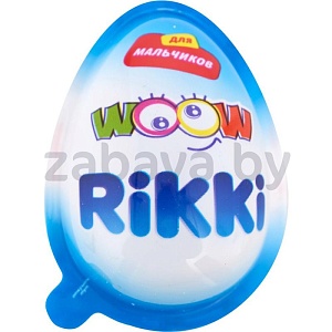 Яйцо с сюрпризом Woow Rikki, для мальчиков/девочек, 20 г