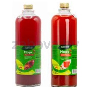 Морс клюквенно-облепихов. или брусничн. «Местное Известное», 0,985 л