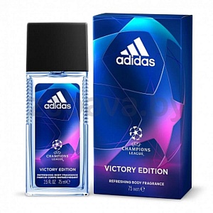 Вода мужская Adidas, Uefa Champions League Victory Edition, 75 мл