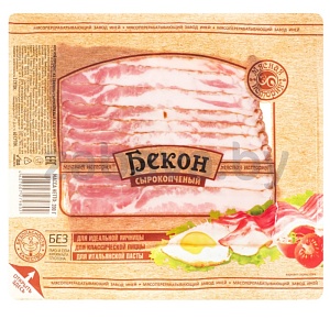 Бекон с/к «Мясная история» «Иней» из свинины, 200 г