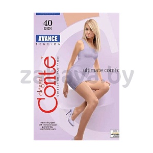 Колготки женские Conte Elegant Avance, 40 ден, размер 2–4