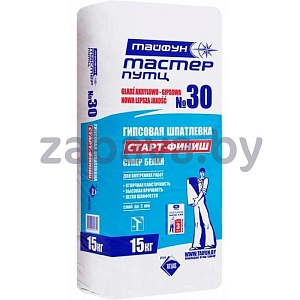 Шпаклевка «Тайфун Мастер» № 30, 15 кг