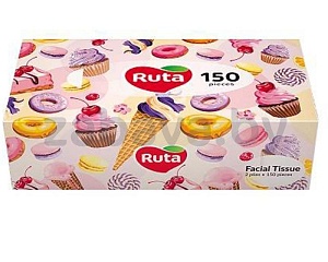 Салфетки косметические Ruta, 150 шт.