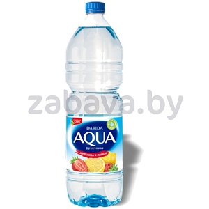 Вода Darida Aqua, клубника-лимон, негаз., 1,5 л