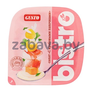 Салат Gusto, с крабовыми палочками, 250 г