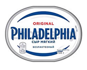 Сыр Philadelphia безлактозный, 50%, 150 г