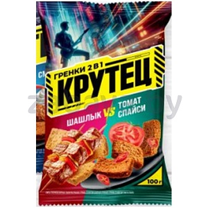 Смесь гренок «Крутец двойной», 100 г, в ассорт.