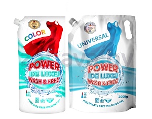 Гель для стирки Power De Luxe, 1 кг