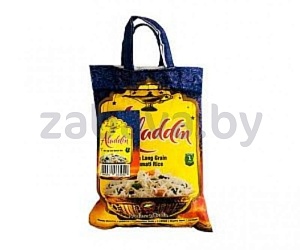 Рис длиннозерный Alladin Extra Long Grain, басмати, пропаренный, 1 кг