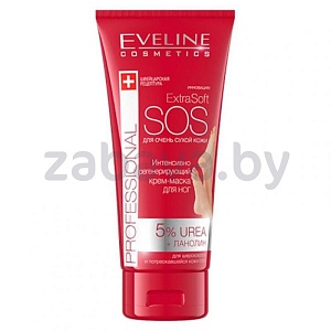 Крем-маска для ног Eveline Extra Soft, 100 мл