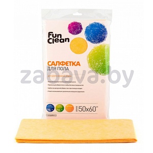 Салфетка Fun Clean, вискоза, для пола, 50×60 см, 1 шт.