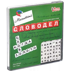 Настольная игра «Словодел», магнитная малая