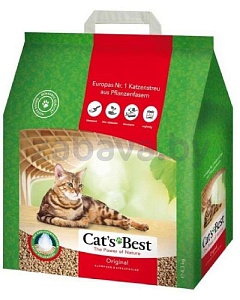 Древесный наполнитель Cat’s Best Original для кошек, 5 л