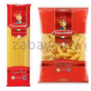Макароны PastaZARA, 500 г, в ассорт.